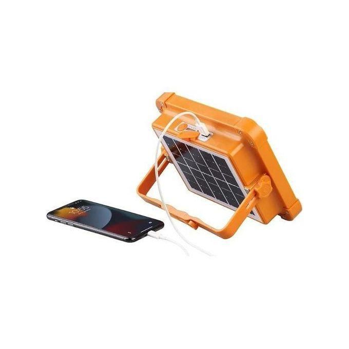Lampe De Travail Rechargeable à LED 150 W, Projecteur Solaire Portable Avec Batterie 12500 MAh