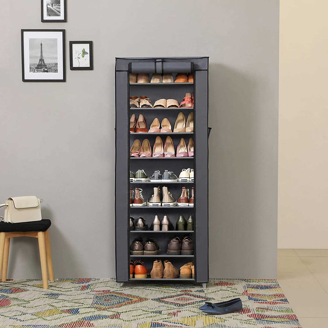 GRANDE ÉTAGÈRE À CHAUSSURES – PRATIQUE & MODERNE ! 👠