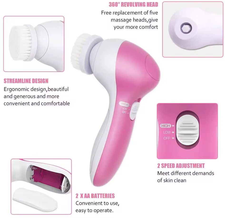 Appareil de Massage & Nettoyage 5 en 1 ! ✨